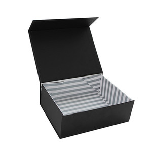 HENGXING Luxury Foldable Paper Packaging Box Custom Designed Retail Clothing Garment Shoes Underwear <b>Socks</b> <b>Fur</b> UV Embossing - Product Image 3