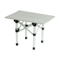Onwaysports Table de camping pliante portable avec cadre en aluminium Petite table pliante d'extérieur