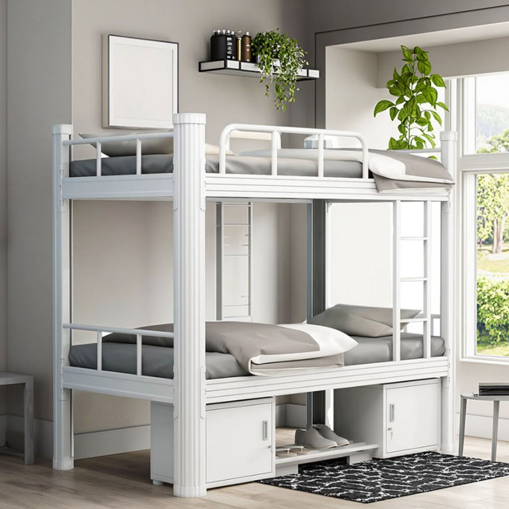 เตียงพร้อมตู้เก็บของ