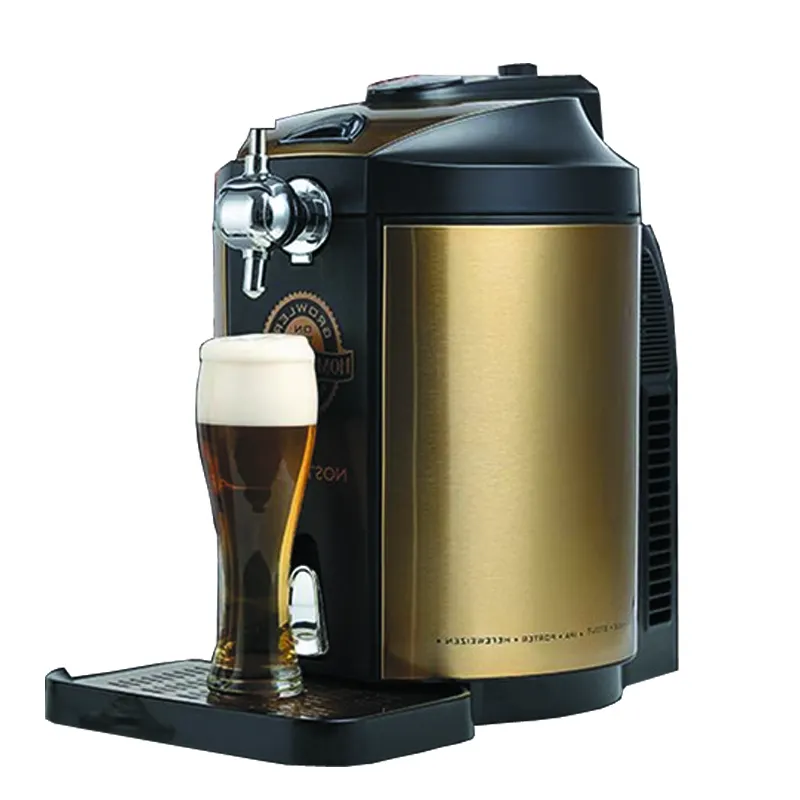 5L樽自動自家醸造ビール機器ミニ半導体冷却ドラフトビールディスペンサー小型バーベキュードラフトビールマシン