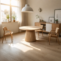 Table à manger extensible scandinave en placage réglable, style moderne et luxueux, pour hôtels et usage domestique, fournisseur en gros de meubles en Chine