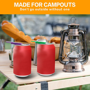 Protectores de latas y bebidas para el hogar, abrelatas de plástico con etiqueta para refrescos, cerveza, cola o soda, protector de boca de lata resistente a moscas - Product Image 2