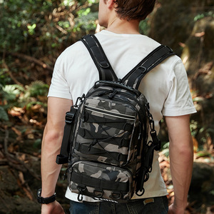 Masawei Tactical <b>Backpack</b> Multifunction Outdoor Sports Bag Unisex Camouflage Design Webbing Straps Summer 2024 - Product Image 3