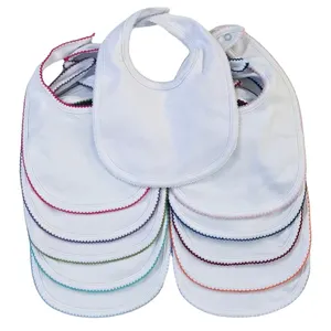 定制字母组合婴儿围兜批发定制可重复使用柔软有机棉婴儿围兜婴儿打嗝衣服