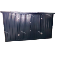 Maison de conteneur de stockage mobile simple de 12 pieds économique, transport à plat