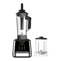 Robot culinaire et mixeur électrique 4-en-1 en acier inoxydable pour cuisine, avec fonction centrifugeuse et mixeur à smoothies