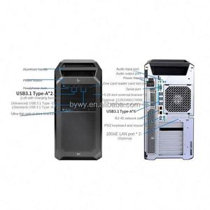 สำหรับ HP Z6G4 Custom Workstation Zero Gravity Desktop Computer Host สำหรับงานสำนักงาน การวิเคราะห์ข้อมูล การจำลอง และการคำนวณข้อมูลในสถานการณ์ต่างๆ - Product Image 3