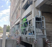 Plateforme suspendue en aluminium pour levage de façade ZLP1000 avec certificat CE