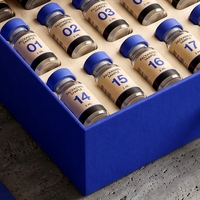 Boîte rigide blanche personnalisée pour éponge de peptides, impression offset quatre couleurs