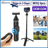 Trépied extensible de 40 cm avec télécommande Bluetooth pour DJI Osmo Action 5 Pro, trépied à dégagement rapide pour DJI Action 4/3 Osmo360