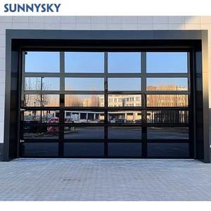 Sunnysky Porte de <span class=keywords><strong>garage</strong></span> automatique moderne en alliage d'aluminium sur mesure pour villa nouvelle combinaison noire Porte de <span class=keywords><strong>garage</strong></span> moderne <span class=keywords><strong>à</strong></span> <span class=keywords><strong>vendre</strong></span> - Product Image 5