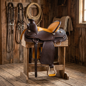 BS International NA100 High Comfortable English Leather Race <b>Saddle</b> Wood Male Female Horse Riding Equipment Bridle Rugs - Product Image 1
