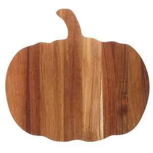 Planche à découper en bois en forme de citrouille avec poignées, idéale pour la maison, y compris pour la cuisine occidentale, les steaks, les pizzas. - Product Image 4