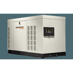 เครื่องกำเนิดไฟฟ้าสำรองอัตโนมัติ Generac Protector 25KW ระบายความร้อนด้วยของเหลว ใช้แก๊ส  ตัวเครื่องอะลูมิเนียม-RG025 ผลิตในสหรัฐอเมริกา - Product Image 1