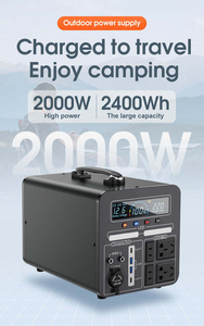 Système d'énergie solaire, batterie 2000W 2400Wh 110V 220V, générateur solaire portable, station CE IEC pour la maison - Product Image 5