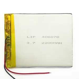 Ультратонкий литий-ионный аккумулятор 2200mah 2000mah литий-406070 406072 8,14wh 3,7 v литий-ионный аккумулятор