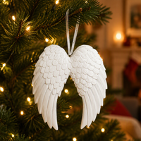 Ailes d'ange blanches suspendues, en résine, nouvelle collection