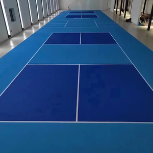 Revêtement de sol professionnel <span class=keywords><strong>pour</strong></span> entraînement de pickleball, structure insonorisante, base en éponge épaisse, facile à nettoyer, fournisseur vérifié - Product Image 1