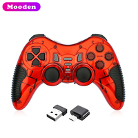 Manette sans fil 2,4G 6-en-1 Convertisseur USB OTG Type-C Joystick Manette de jeu Compatible avec P2/P3/Android/Boîtier TV