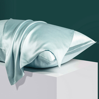 Vente en gros, enveloppe personnalisée, taie d'oreiller en soie Double face