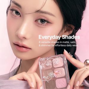 Clio Muse Master Eyeshadow Palette 6 Color Neutral Beige Matte Satin High Pigment Eye Shadow For Light Skin Tone - Product Image 4