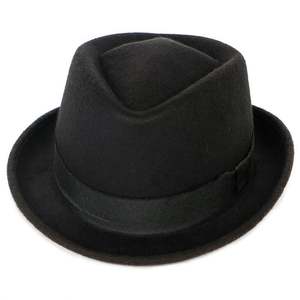 Sombrero Fedora para Hombre, Estilo Judío, Color Marrón Liso, Decorado con Cuerda, Precio de Fábrica - Product Image 4