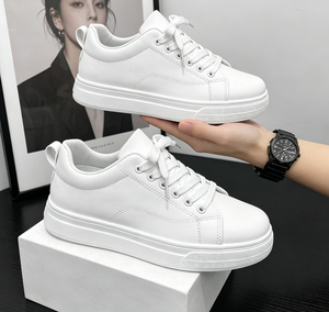 <span class=keywords><strong>Scarpe</strong></span> Sportive Impermeabili Bianche e <span class=keywords><strong>Nere</strong></span> da <span class=keywords><strong>Uomo</strong></span>, <span class=keywords><strong>Suola</strong></span> Morbida in Gomma, Calzature Casual Maschili per Camminare, Nuove Sneakers da <span class=keywords><strong>Uomo</strong></span> - Product Image 1
