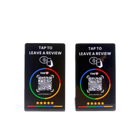 Cartes d'accès NFC PVC personnalisées NTAG215 13,56 MHz programmables avec code QR, étanches, pour usage professionnel, hôtelier et paiement