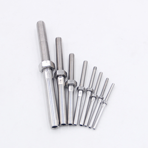 Phụ kiện dây cáp bằng thép không gỉ SS316/304, đầu nối dạng đinh tán, phụ kiện giàn giáo, phụ kiện dây cáp, phụ kiện giàn giáo, vít giàn giáo, màu đen - Product Image 3