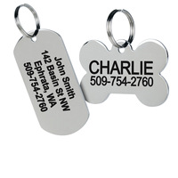 Kunden spezifische Form Hunde marke Namensschild Haustier ID Tag Personal isierte Laser gravur Aluminium Blank Sublimation Hunde marken