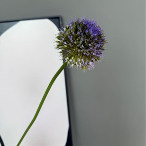 Fleurs artificielles en forme d'ail en plastique à tige unique Jinxi pour décoration de mariage et de maison – Blanc, rose, vert, violet - Product Image 4