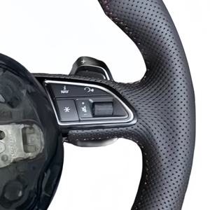 พวงมาลัยหนังสำหรับรถยนต์ออดี้ A3 8P A4 B8 A5 B8 A6 C7 A7 C7 A8 D4 Q3 Q5 Q7 S4 S3 S5 S6 RS4 RS6 <span class=keywords><strong>TT</strong></span> <span class=keywords><strong>MK2</strong></span> - Product Image 5