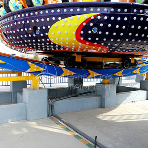 Захватывающий уличный парк развлечений Fair Playground вращающийся трек аттракционы летающие UFO аттракционы летающие Дискотека для продажи - Product Image 5