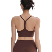 NS Nouveau Soutien-gorge de sport pour femme, style débardeur, pour yoga et Pilates, avec dos élégant, idéal pour l'été