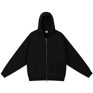 Sudadera con capucha personalizada de 420 g, con cremallera completa, OEM ODM, extragrande, unisex, con logotipo. - Product Image 3