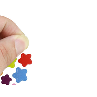 6 feuilles/paquet Autocollants décoratifs pour agenda autocollants arc-en-ciel à pois, cœurs, étoiles, autocollants pour journal, prêts à être expédiés