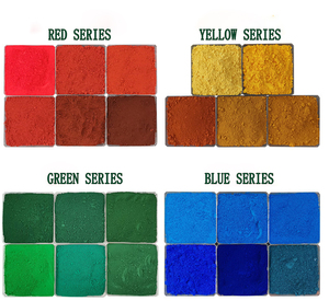 Pigmento in Polvere di Ossido di Ferro Bianco, Pigmento Giallo di Ossido di Ferro, Pigmento Marrone di Ossido di Ferro per Colorazione del Calcestruzzo - Product Image 2