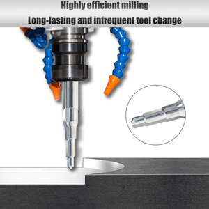 מכונת cnc כלי פלדה רדיאטור צעד זיקפה מקדחה קצת קידוח עבור cnc - Product Image 2