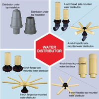 Obere und untere Wassers iebe Wasser verteiler für Wasser ent härter Filtration verteiler für Sand kohle filtersystem