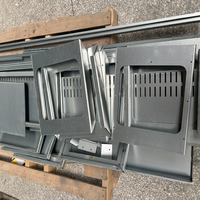Pièces de tôlerie pliées sur mesure en acier galvanisé, acier inoxydable, aluminium, fabrication, découpe laser, service OEM ODM
