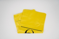 Pochette jetable PE pour documents hospitaliers personnalisée pour les déchets cliniques sac de stérilisation de poche pour étiquette de pilule poubelle à risque biologique