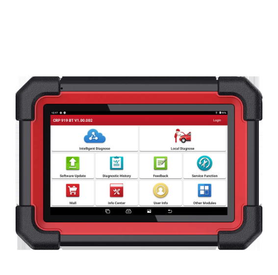 CRP919E BT Full System Bidirectional Control OBD2 Diagnostic Tools Diagnosis Machine CANFD&DOIP FCAECU Coding OBD 2 Scanner