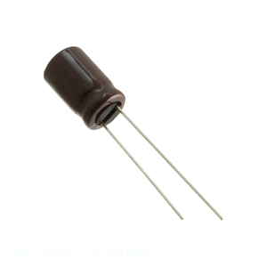 ตัวแทนจำหน่ายอย่างเป็นทางการ ตัวเก็บประจุแบบ Through Hole 150 uF CAP ALUM 150UF 20% 35V RADIAL TH EKY-350ETC151MHB5D - Product Image 1