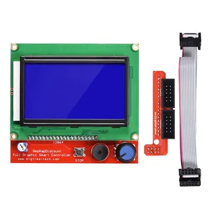 Panel Kontrol LCD 12864 RAMPS1.4, LCD RepRap MKS GEN L, Papan Kontrol Dukungan untuk Printer 3D