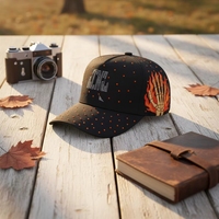 Topi Baseball 5 Panel Vintage Logo Custom, Lapisan Satin Klasik, Bordir Huruf, Hiasan Rhinestone, Snapback Grosir Umum