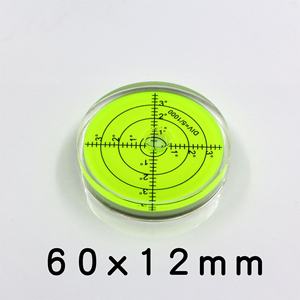 Nivel Universal de grado industrial Acrílico grande 60x12mm Instrumento de burbuja de nivel de burbuja Escala de especificación múltiple para uso amplio - Product Image 3