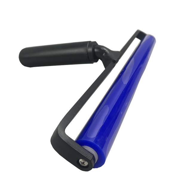 12inch Lint Free Cleanroom Printing Industry Blue Lint Free Sticky Dust Silicone Roller Cleaning LCD