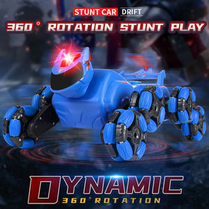 Nuevo Robot Perro RC Inalámbrico de 2.4GHz, Coche de Carreras con Brazo Oscilante de 8 Ruedas, Sensor de Gestos, Juguete Transformable Todoterreno con Música - Product Image 3