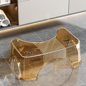 Fashion Toilet <b>Stool</b> 40x25.5x15 Cm Non Slip <b>Plastic</b> Footrest For Adults And Children Bathroom Safety Equipment - Product Image 3