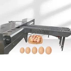 Máquina automática de clasificación de huevos de pollo, clasificación de tamaño de peso, Clasificación por peso, pequeña escala